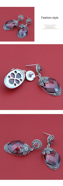 泰銀小鄒菊耳釘|韓國飾品批發(fā)|銀飾批發(fā)|銀飾品