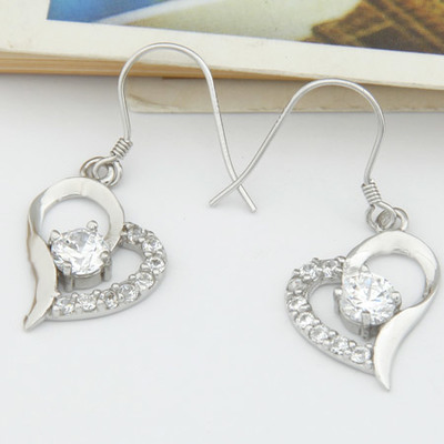 731817八心八箭高鋯石耳環(huán)|韓國(guó)飾品批發(fā)|銀飾批發(fā)|銀飾品