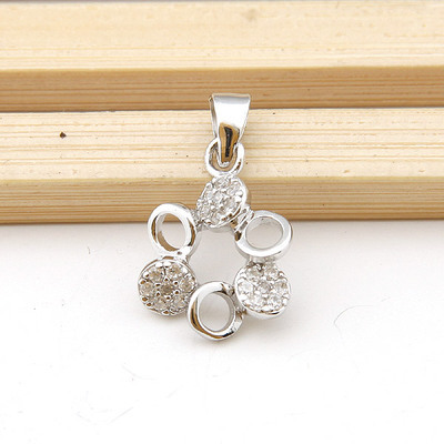 引領(lǐng)時尚潮流 12060302純銀鑲鉆吊墜及其在韓國飾品批發(fā)市場的價值